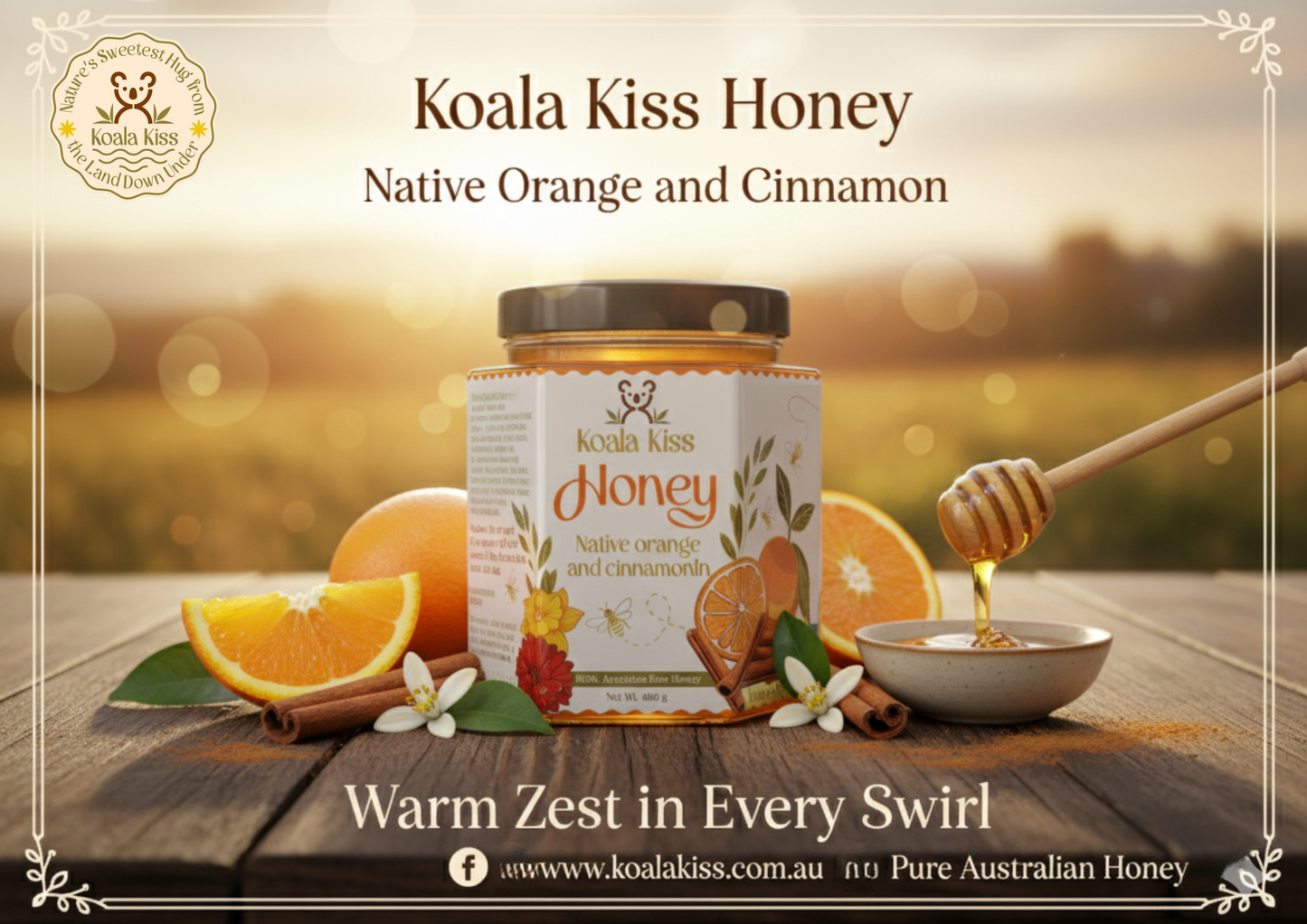 Native orange and cinnamon - Sunrise Glow (Warming & Energising)