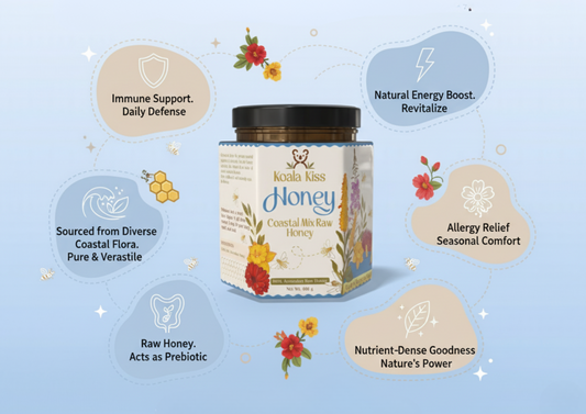 100% Pure raw Australian - Coastal mix Honey