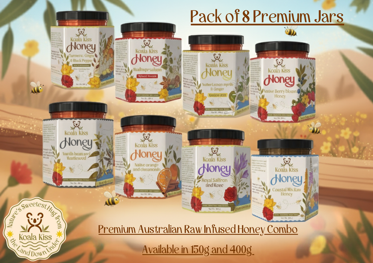The Koala Kiss Starter Collection - Pack of 8 jars