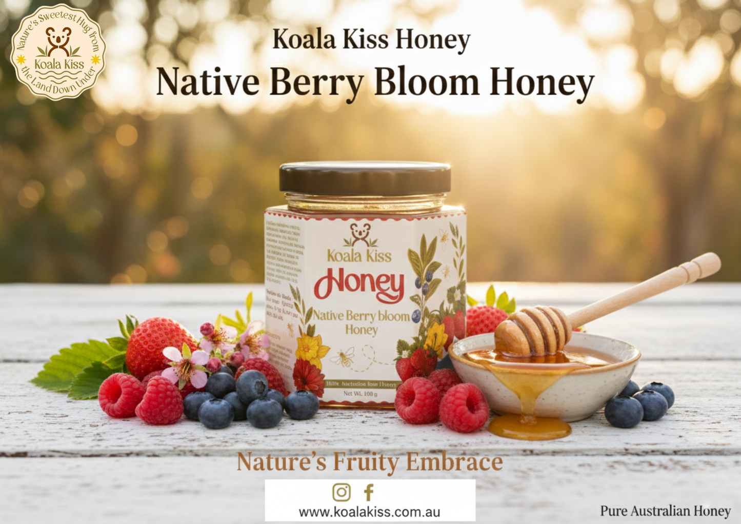 Native Berry bloom Honey - Berry Radiance (Antioxidant Rich)