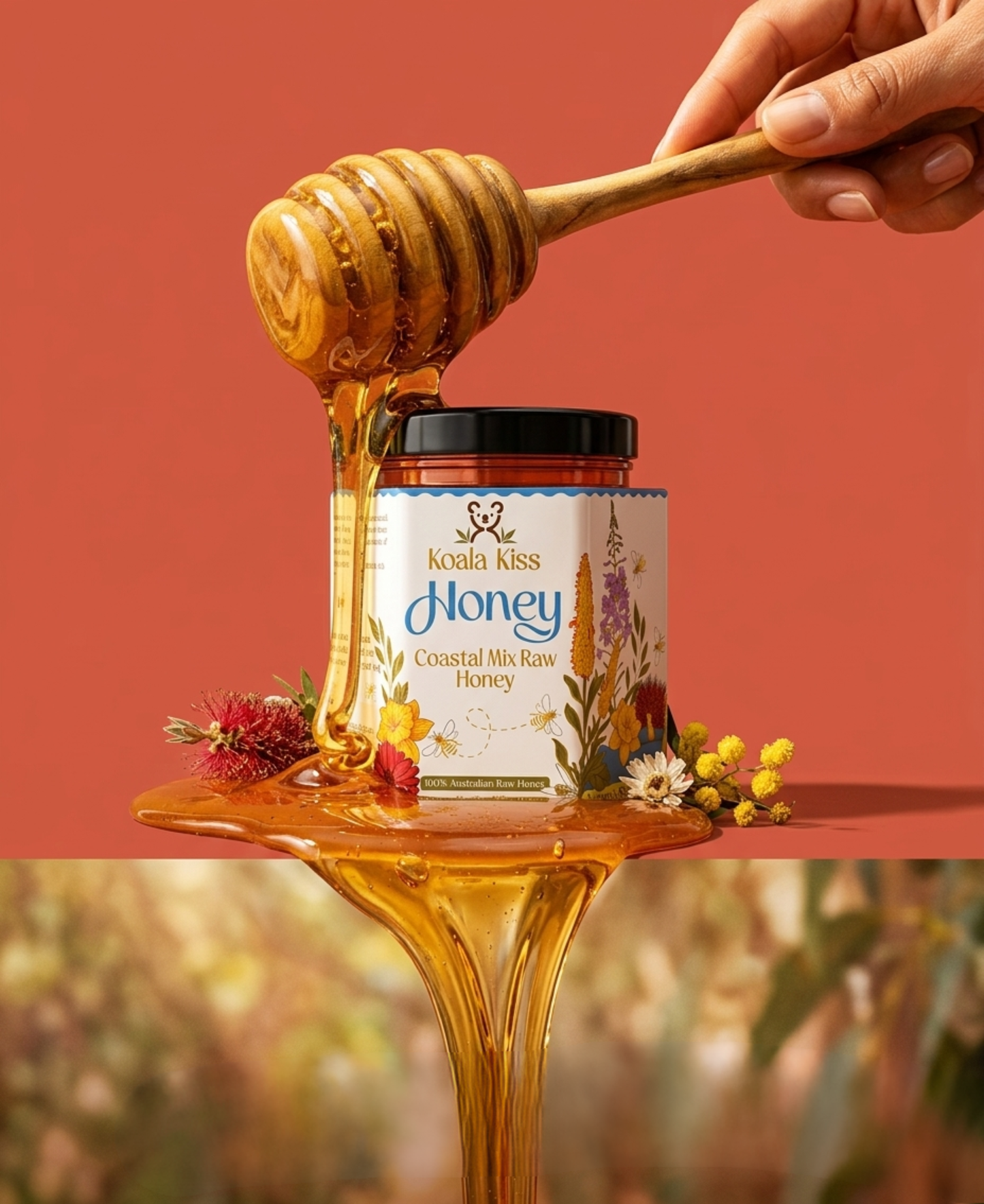 100% Pure raw Australian -  Coastal mix Honey